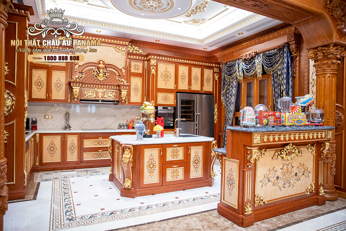 Tủ bếp tân cổ điển